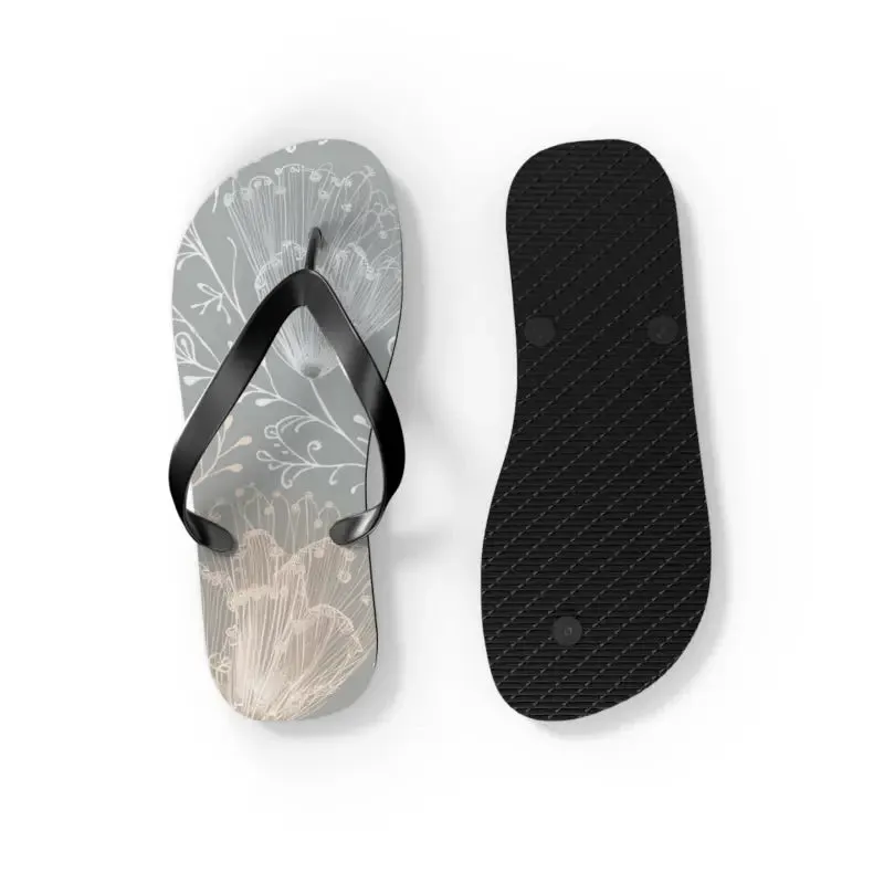 Step Into Summer with Chic Delicate Flowers Flip Flops