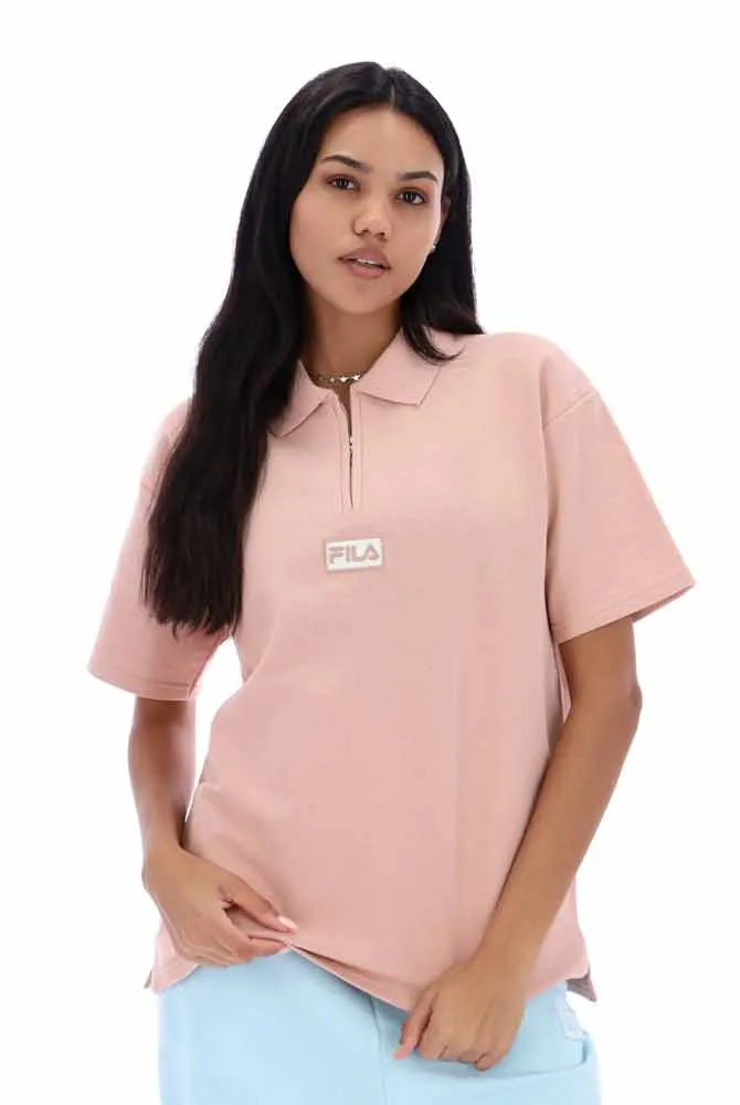 Stew Recycled 1/4 Zip Polo Shirt