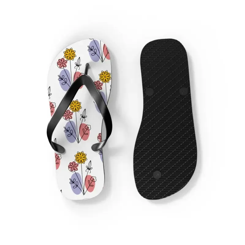 Stylish Floral Print Flip Flops for Summer Style