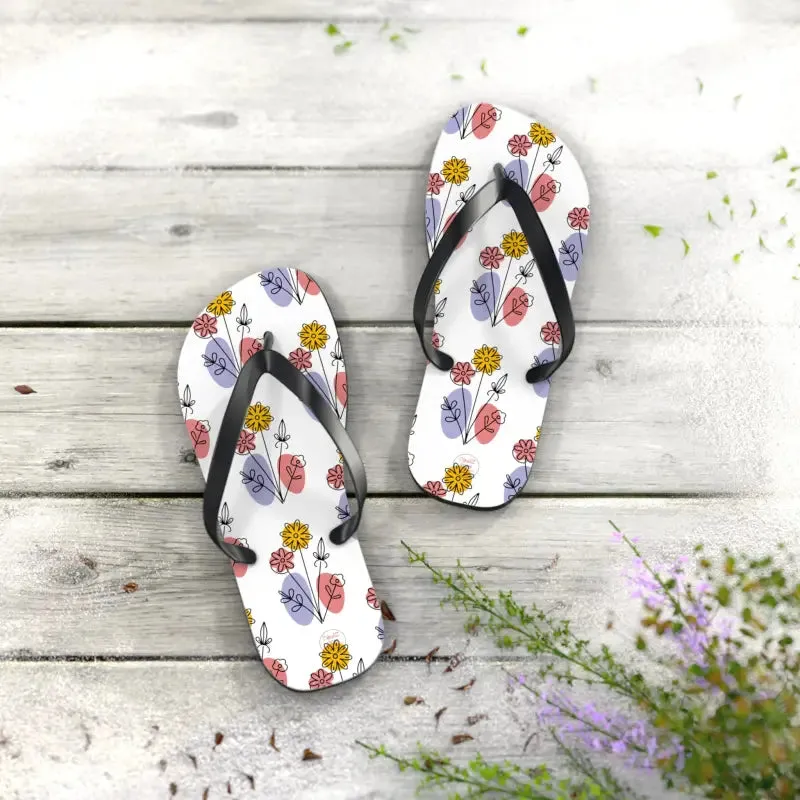 Stylish Floral Print Flip Flops for Summer Style