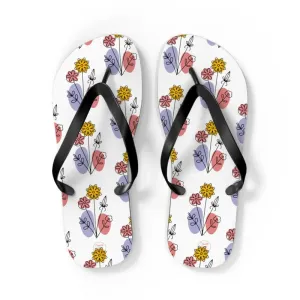Stylish Floral Print Flip Flops for Summer Style