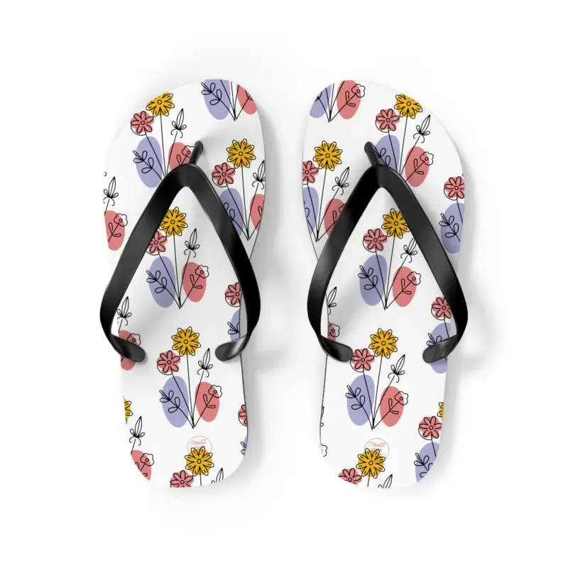 Stylish Floral Print Flip Flops for Summer Style