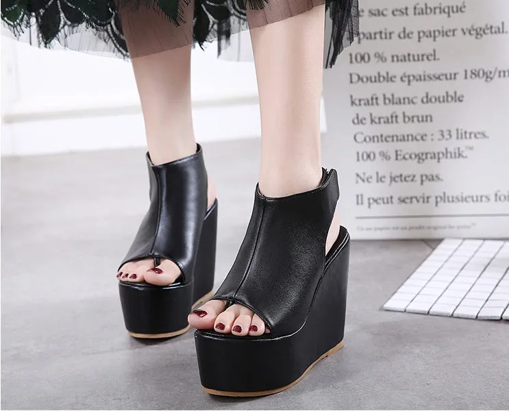 Stylish wild wedge sandals