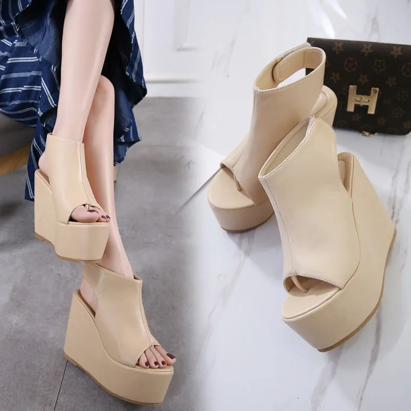 Stylish wild wedge sandals