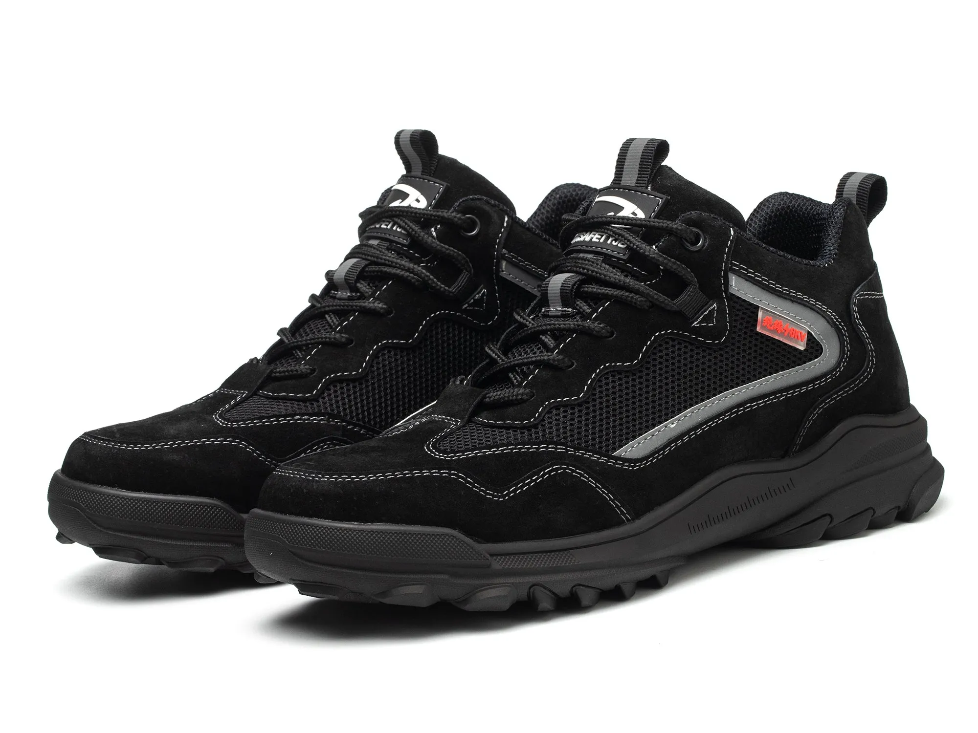 Tanleewa Composite Toe Work Shoes for Men Women Safety Shoes Nonslip Lightweight Work Sneakers