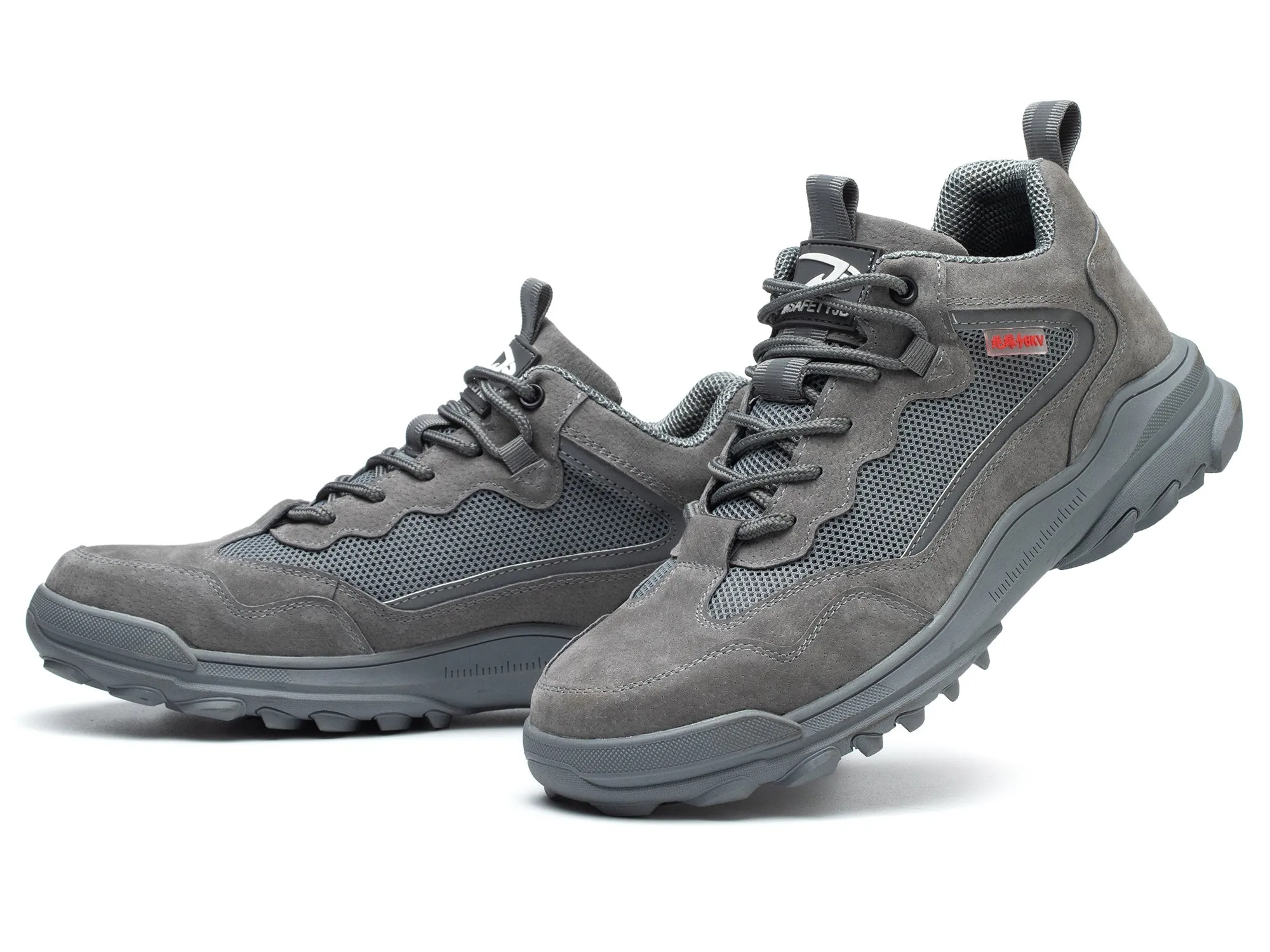 Tanleewa Composite Toe Work Shoes for Men Women Safety Shoes Nonslip Lightweight Work Sneakers