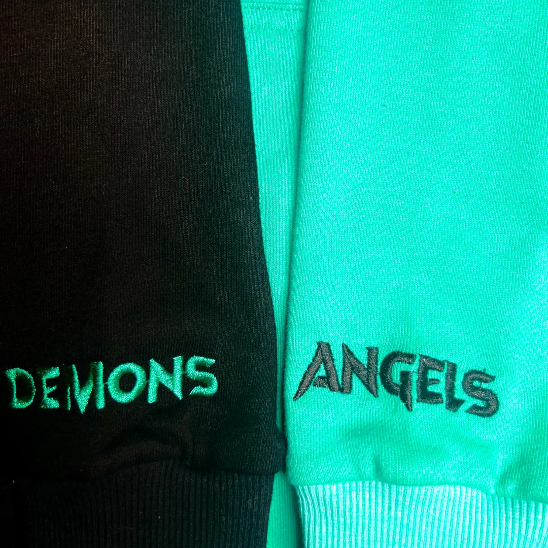 Teal Split hoodie