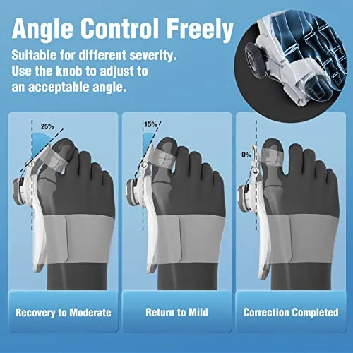 Tech Love Bunion Corrector - Orthopedic Toe Straightener for Women and Men
