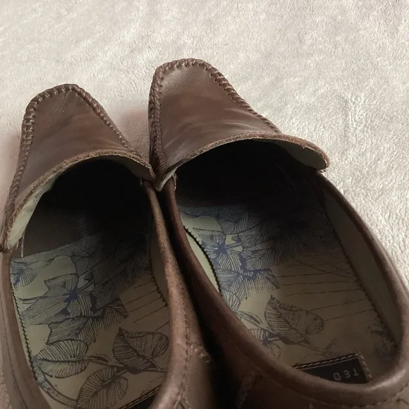 Ted Baker London Men's Bly Leather Venetian Loafer Flats Brown Sz 7