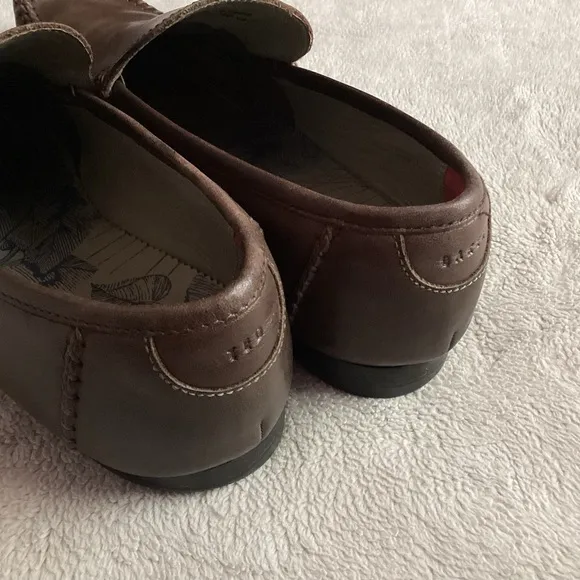 Ted Baker London Men's Bly Leather Venetian Loafer Flats Brown Sz 7