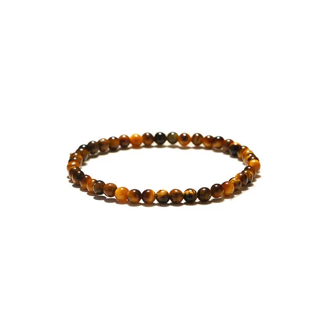 Tiger eyes Beads   Charm Natural Stone Bracelet