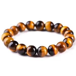 Tiger eyes Beads   Charm Natural Stone Bracelet