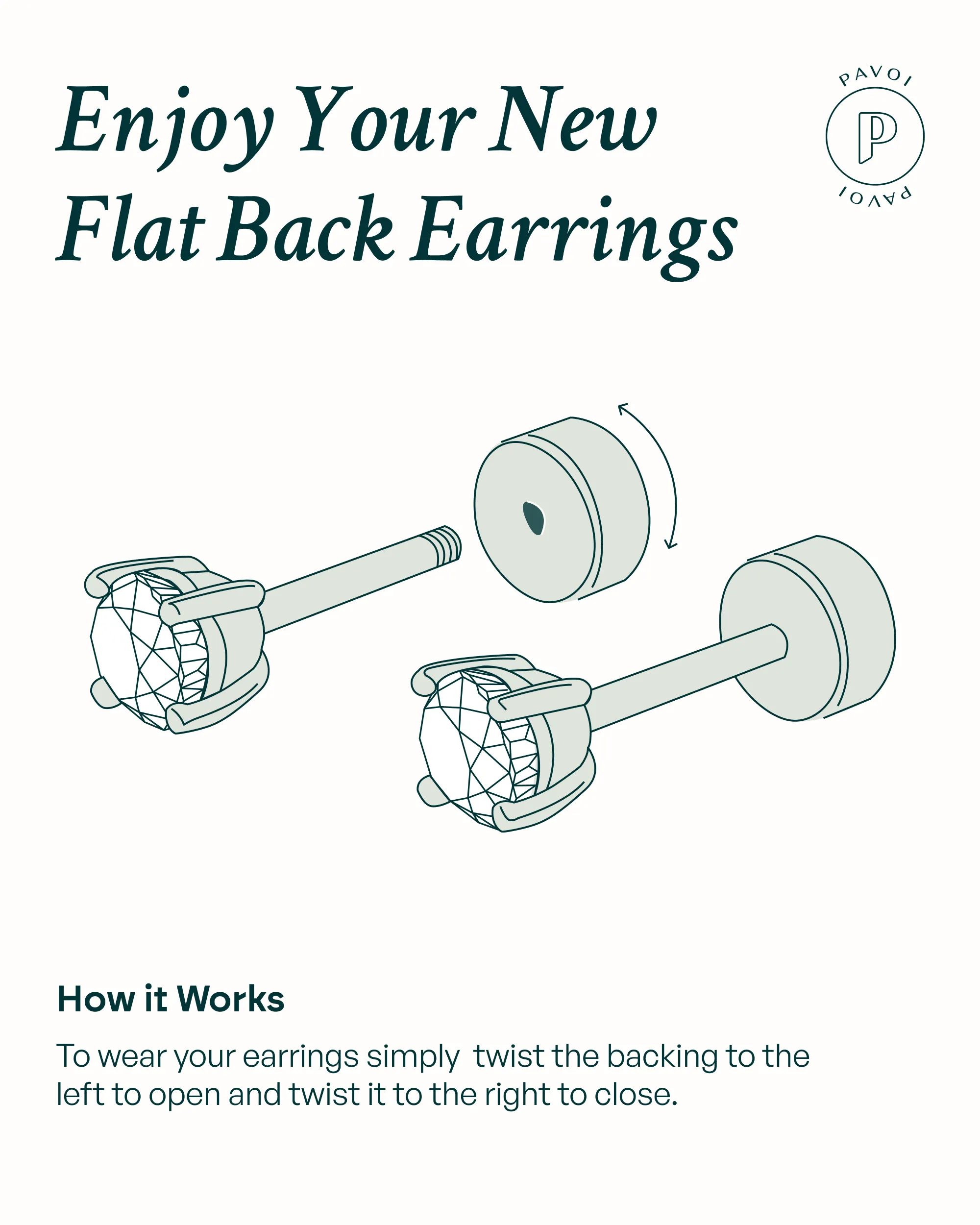 Tiny Bar Round Screw Back Studs