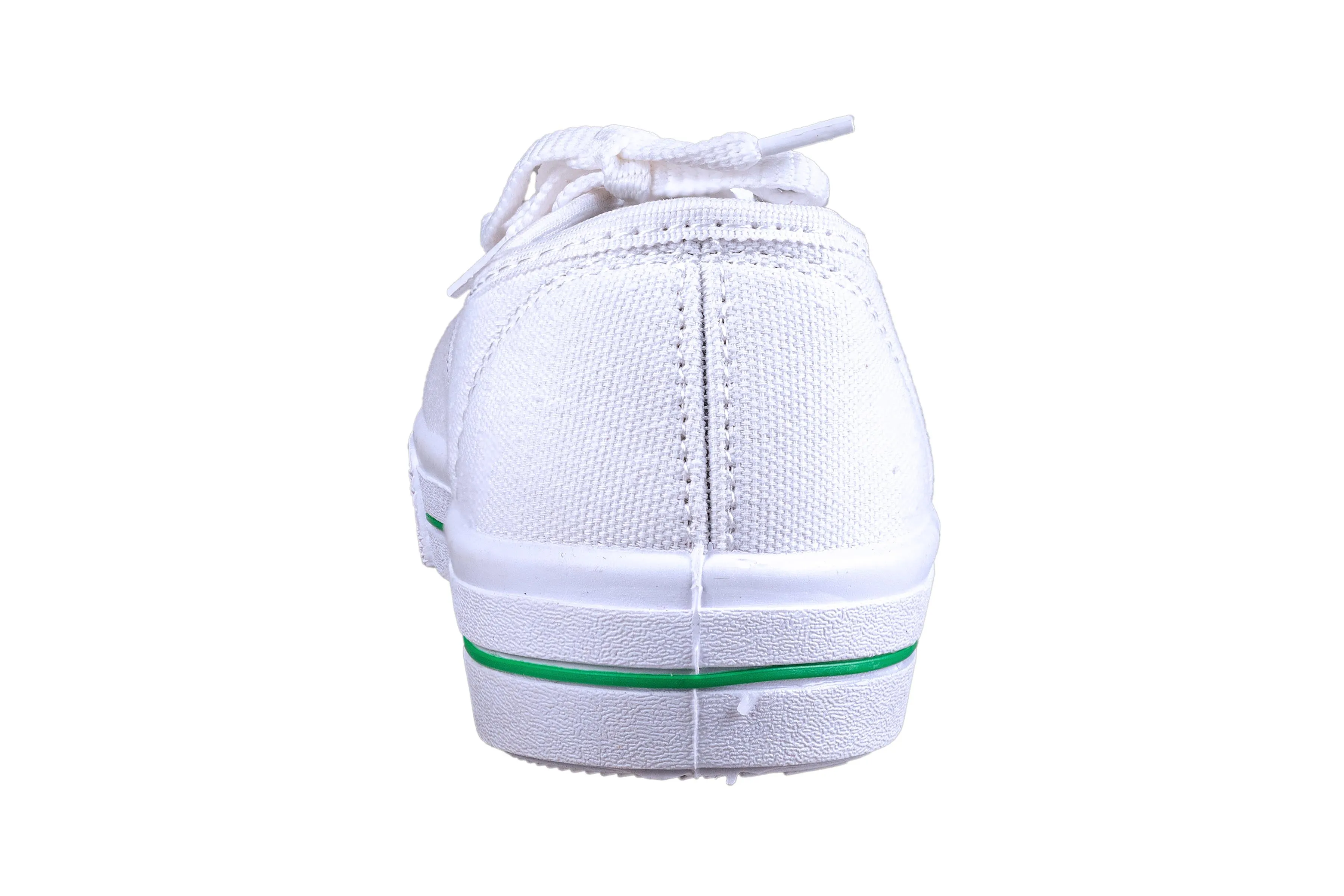 Titas Children White Canvas School Shoe (4 to 9 Years Children)(True Comfort Jr.)