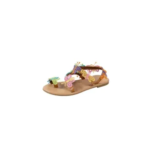 Toe Loop Flats Sandals