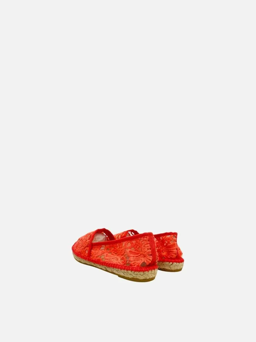 TORY BURCH Espadrille Orange Flats 38