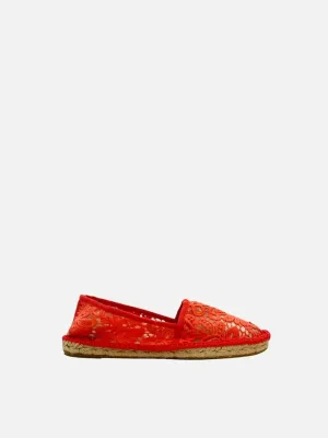 TORY BURCH Espadrille Orange Flats 38