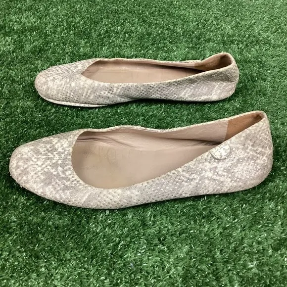 Tory Burch Snakeskin Ballet Flats 7.5