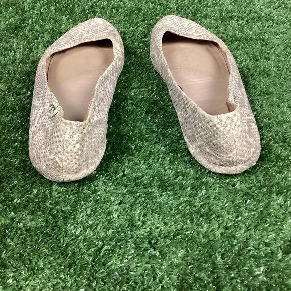 Tory Burch Snakeskin Ballet Flats 7.5