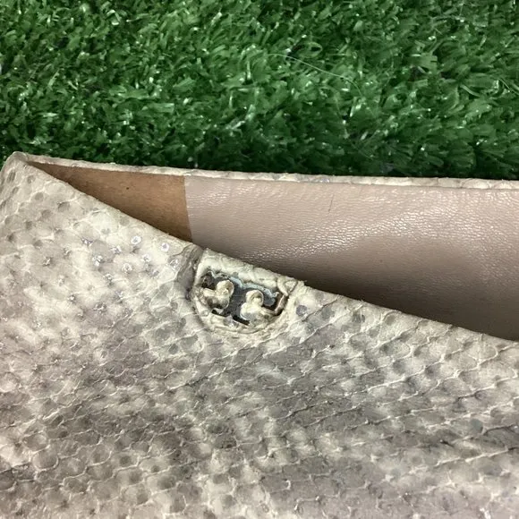 Tory Burch Snakeskin Ballet Flats 7.5