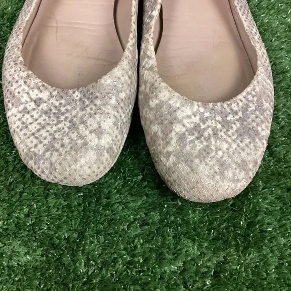 Tory Burch Snakeskin Ballet Flats 7.5