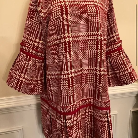 Tuckernuck Cranberry Check Kennedy Dress XS