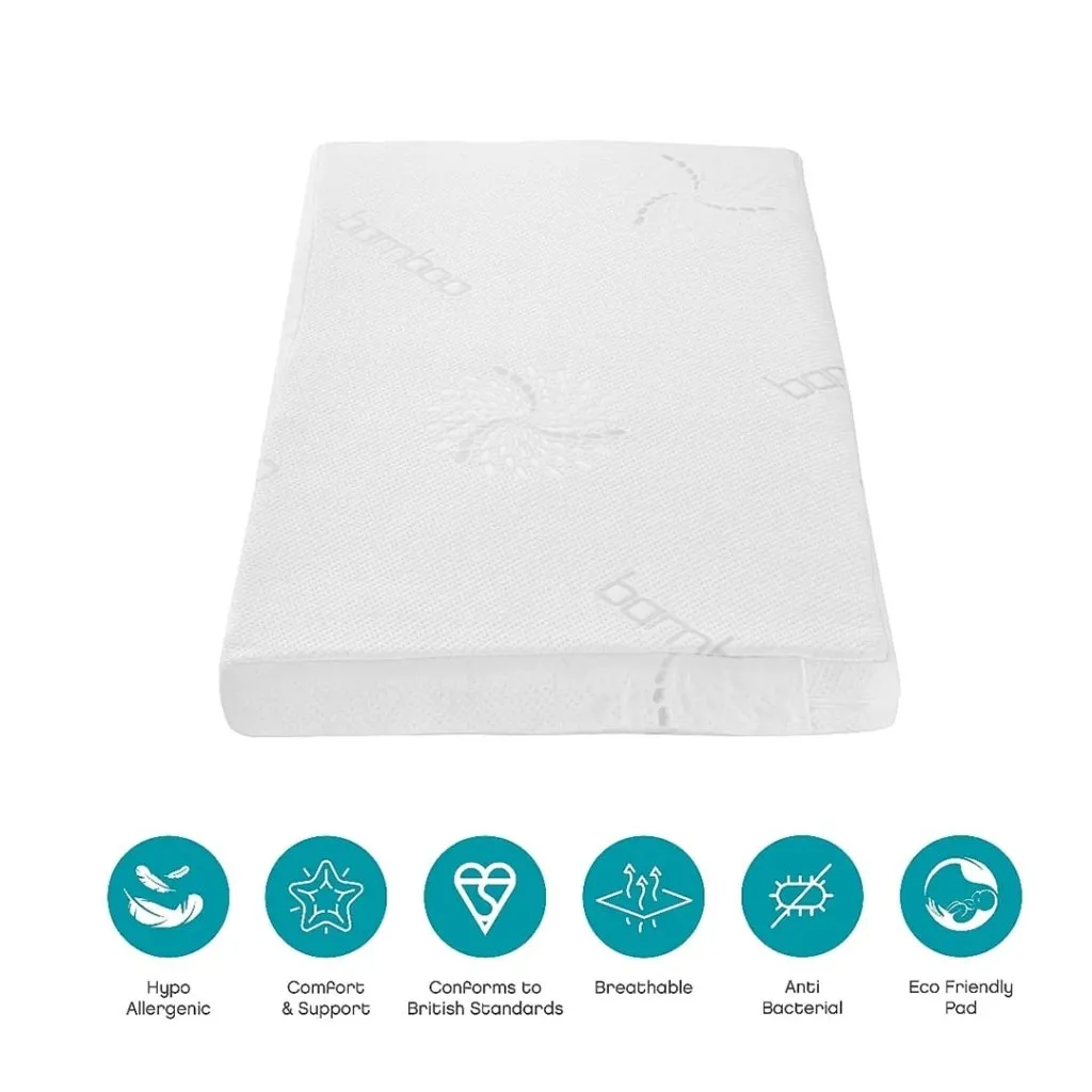 TUTTI BAMBINI Natural Coir Fibre Cot Mattress (60 x 120 cm)