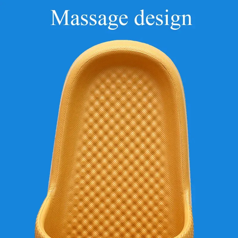 WDZKN Fashion Concise Women Slippers Summer Flat Lightweight EVA Home Bathroom Slippers Comfort Massage Women Indoor Slides