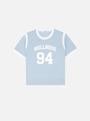 Wellness 94 Sports Tee - Blue/White