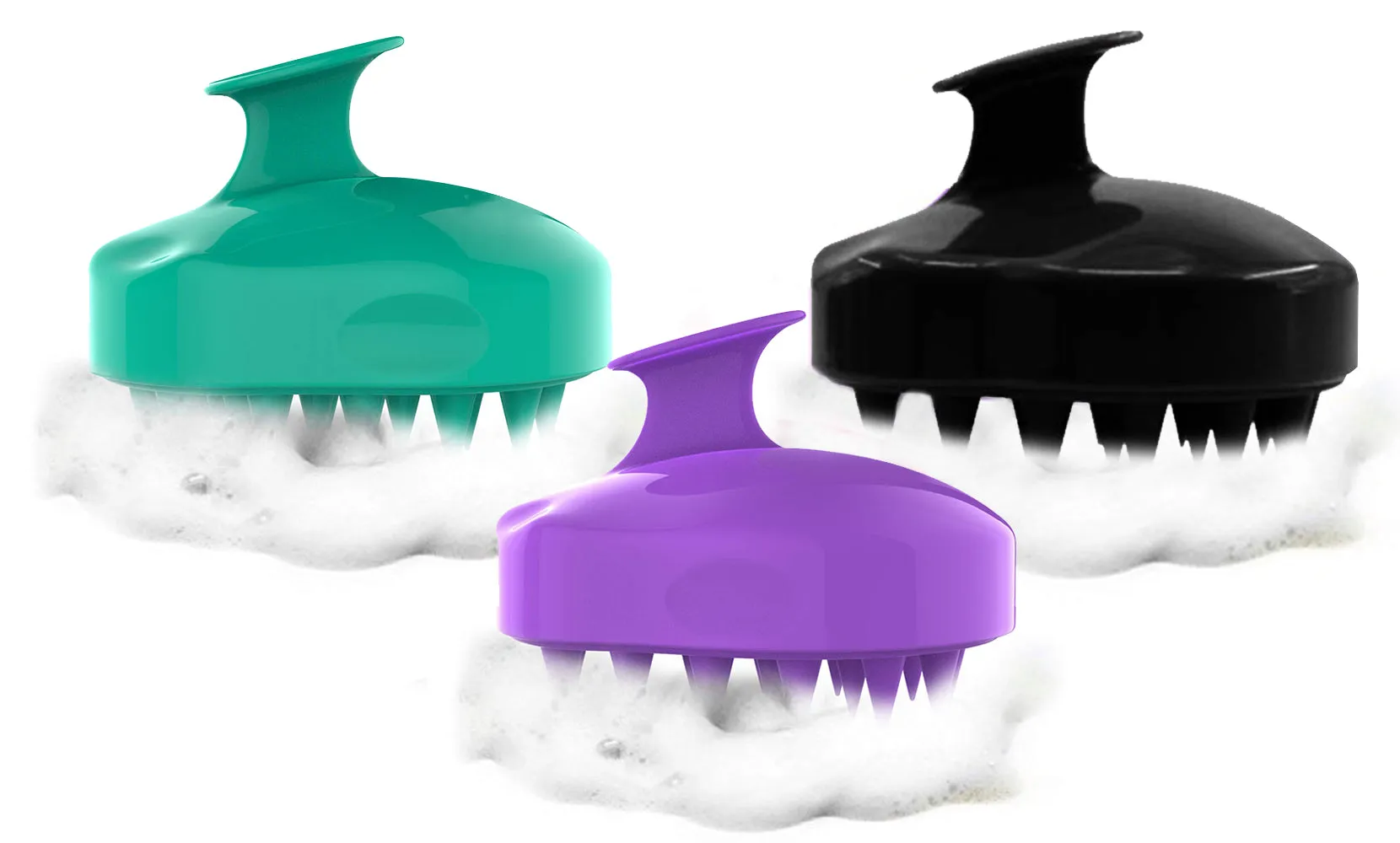 Wet and Dry  Hair Scalp Massager Soft Shampoo Brush