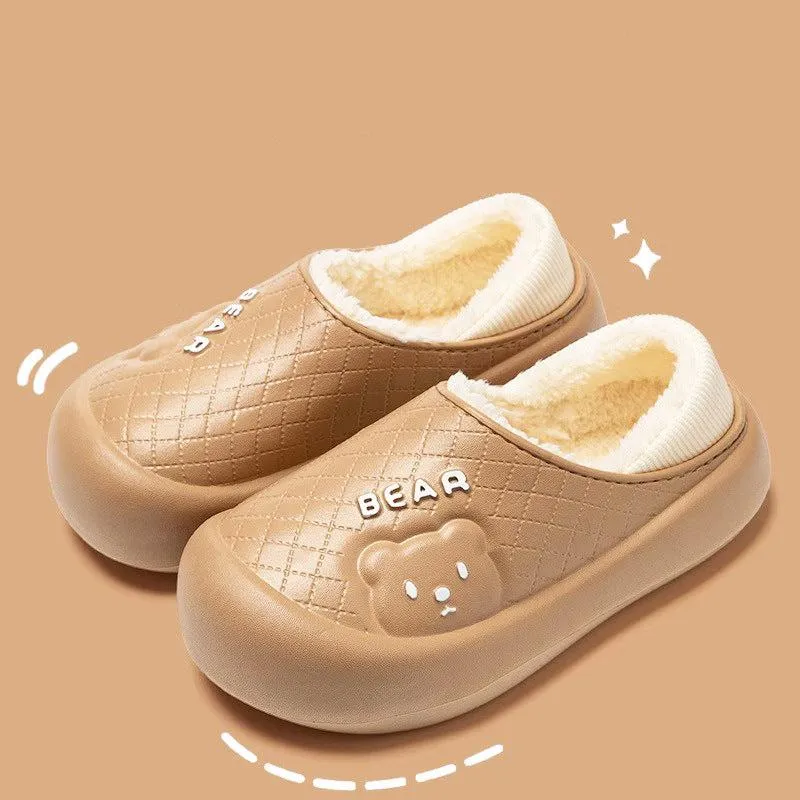 Winter Soft Plush Home Slippers