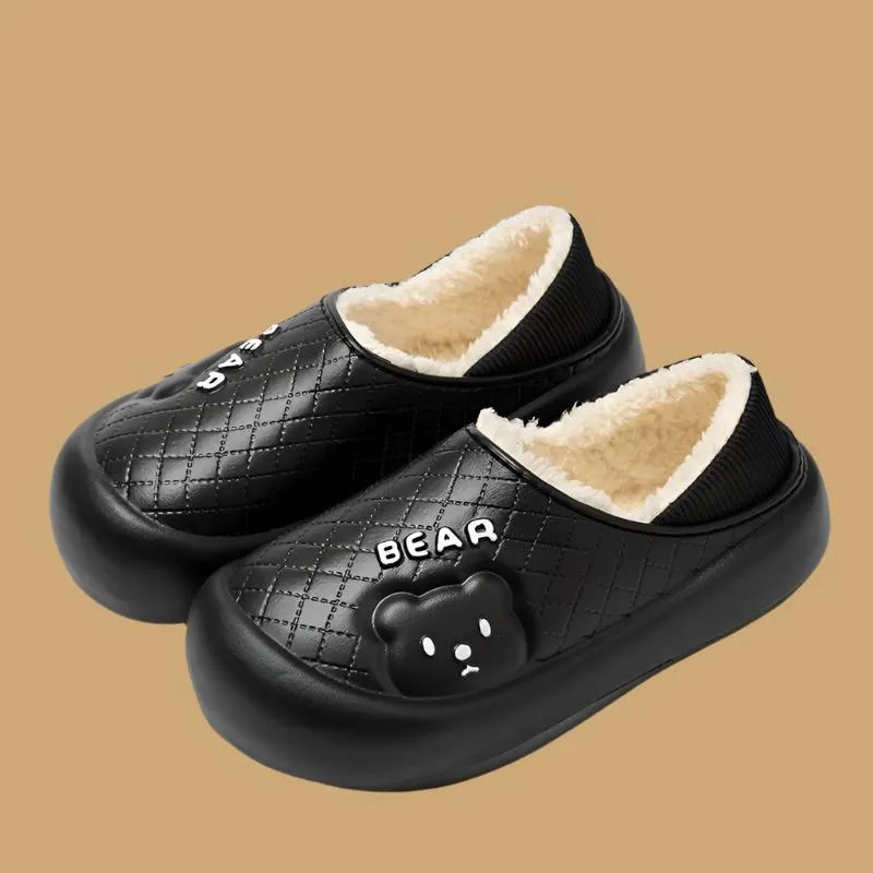 Winter Soft Plush Home Slippers