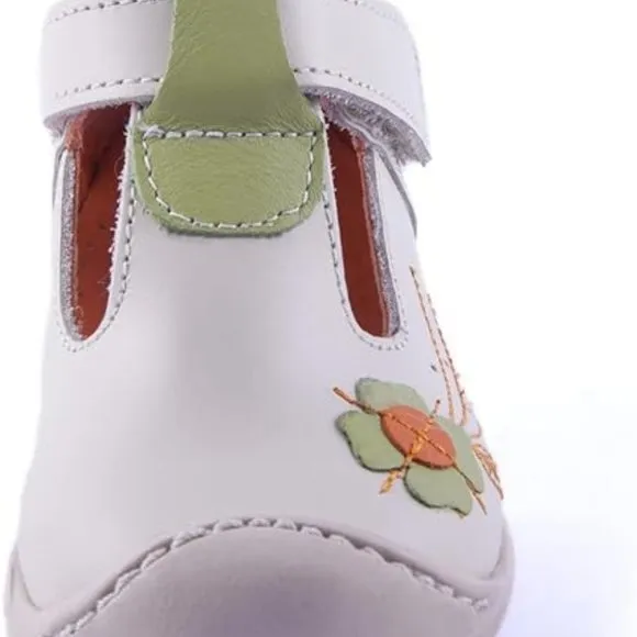 Wobbly Waddlers Urban Logan Toddler Girls Flats with Ankle Arch Support 8 NEW