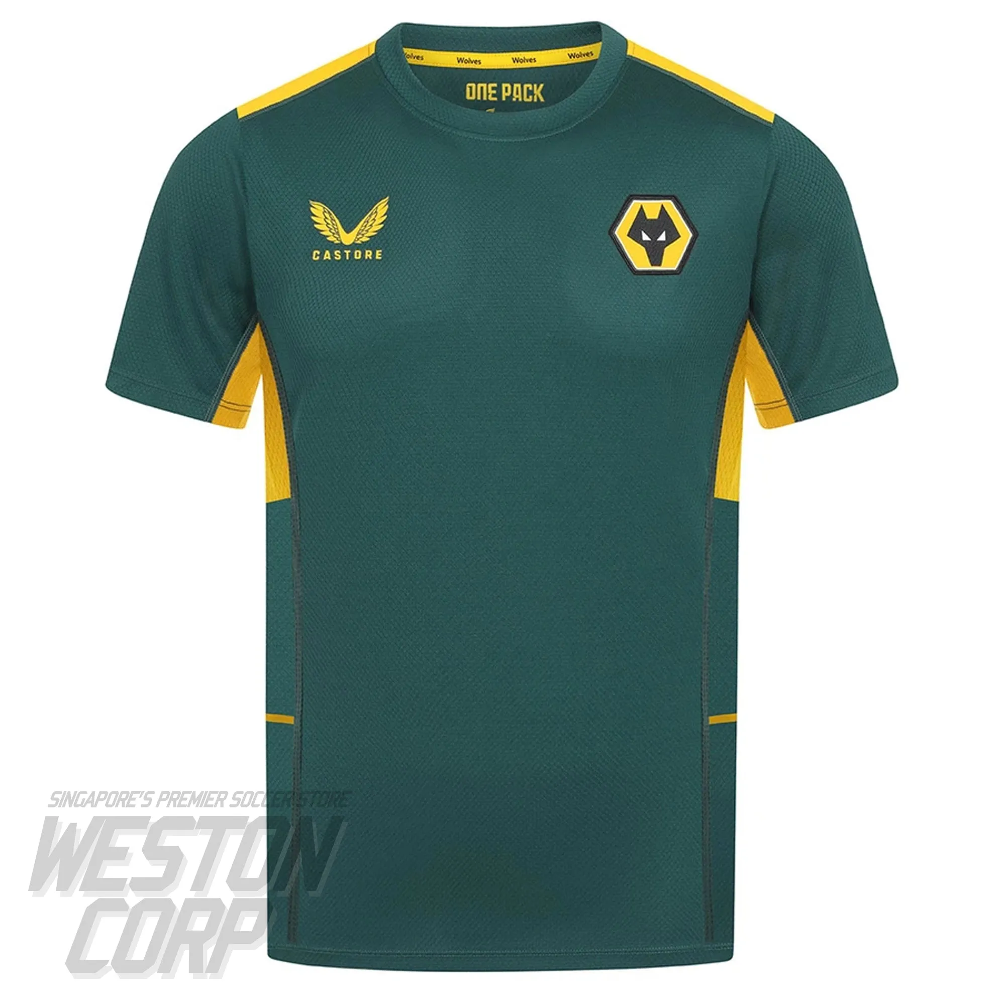 Wolves Adult 2021-22 Pro Training SS Jersey (Khaki)