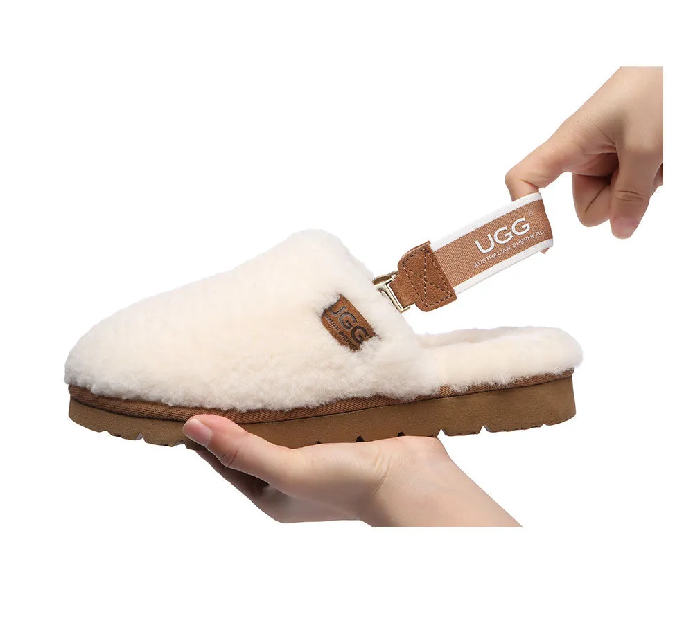 Women Removable Strap Slingback Slippers Kamari