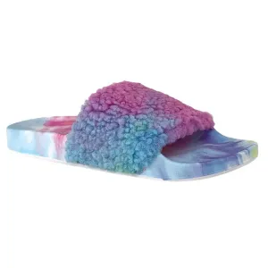 Women's Quilted Tie Dye Slides Flats Flip-Flop