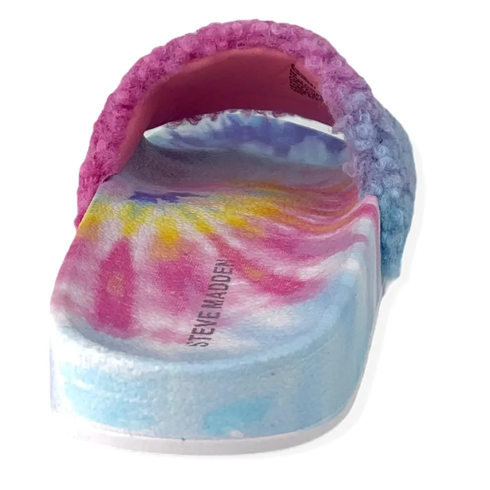 Women's Quilted Tie Dye Slides Flats Flip-Flop