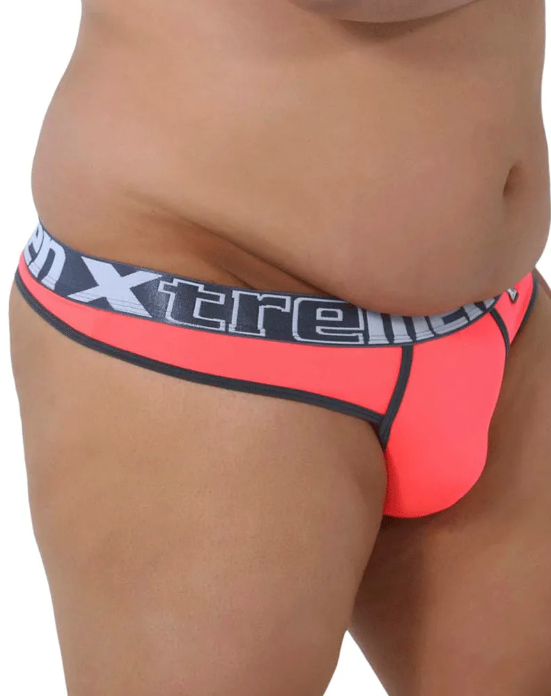 Xtremen 91031x-3 3pk Thongs Green-white-fuchsia
