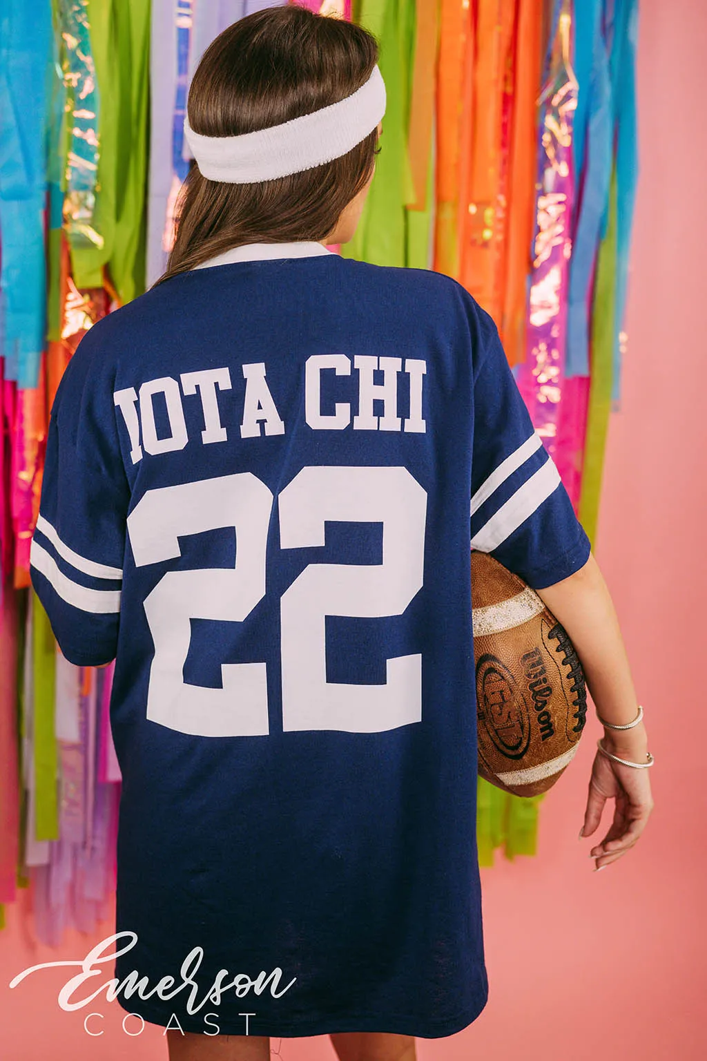 Zeta Football Bid Day Jersey Tee